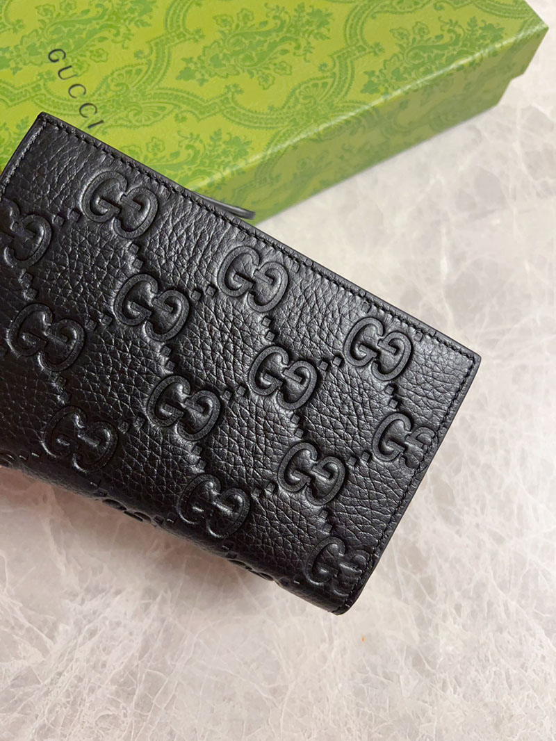 グッチ カードケース 人気 GUCCI GGエンブレム スモールウォレット ブラック 815874 AAEEM 1000 グッチ カードケース 財布代わり - 画像 (9)