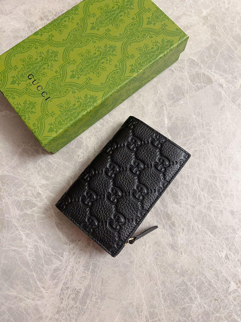 グッチ カードケース 人気 GUCCI GGエンブレム スモールウォレット ブラック 815874 AAEEM 1000 グッチ カードケース 財布代わり - 画像 (8)
