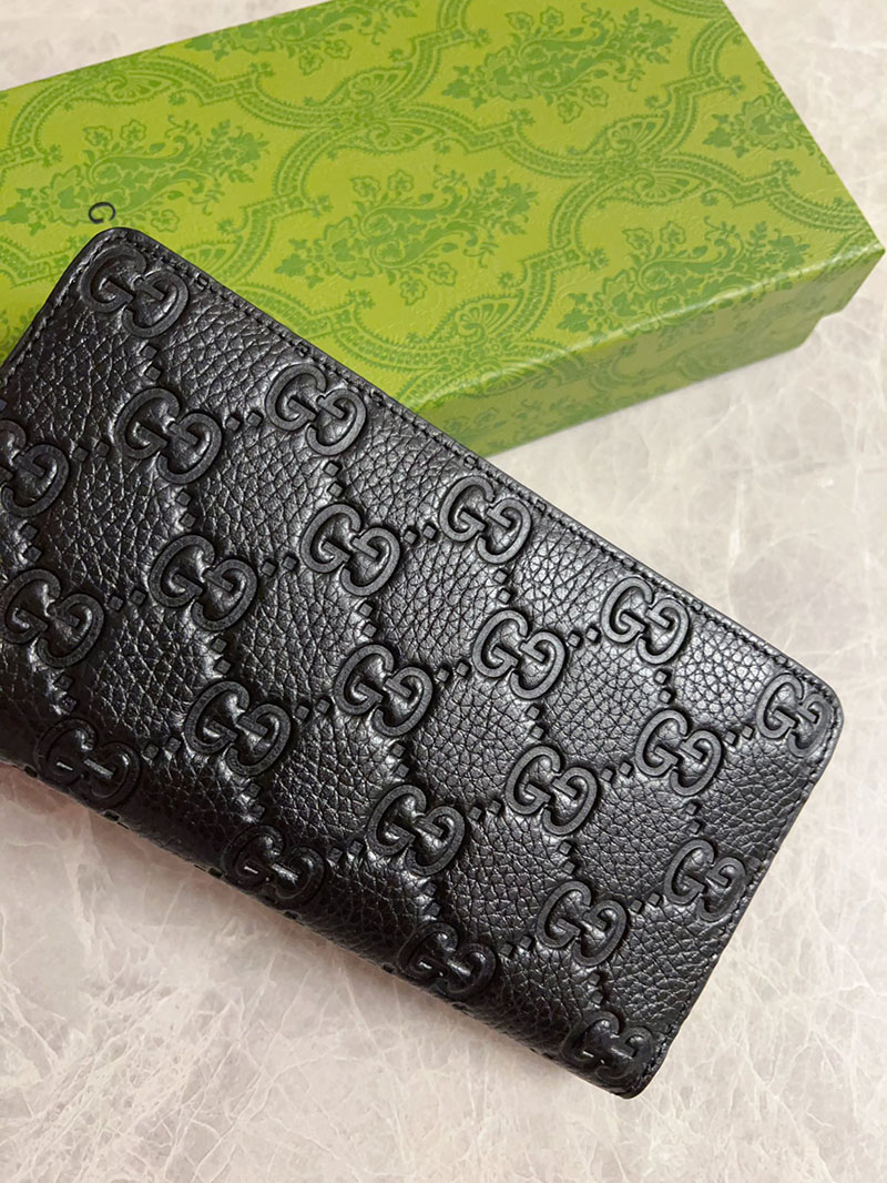 グッチ 財布 アウトレット GUCCI インプリント ジップアラウンドウォレット 835003 AAE1T 1000 グッチ 財布 メンズ 長財布 - 画像 (9)