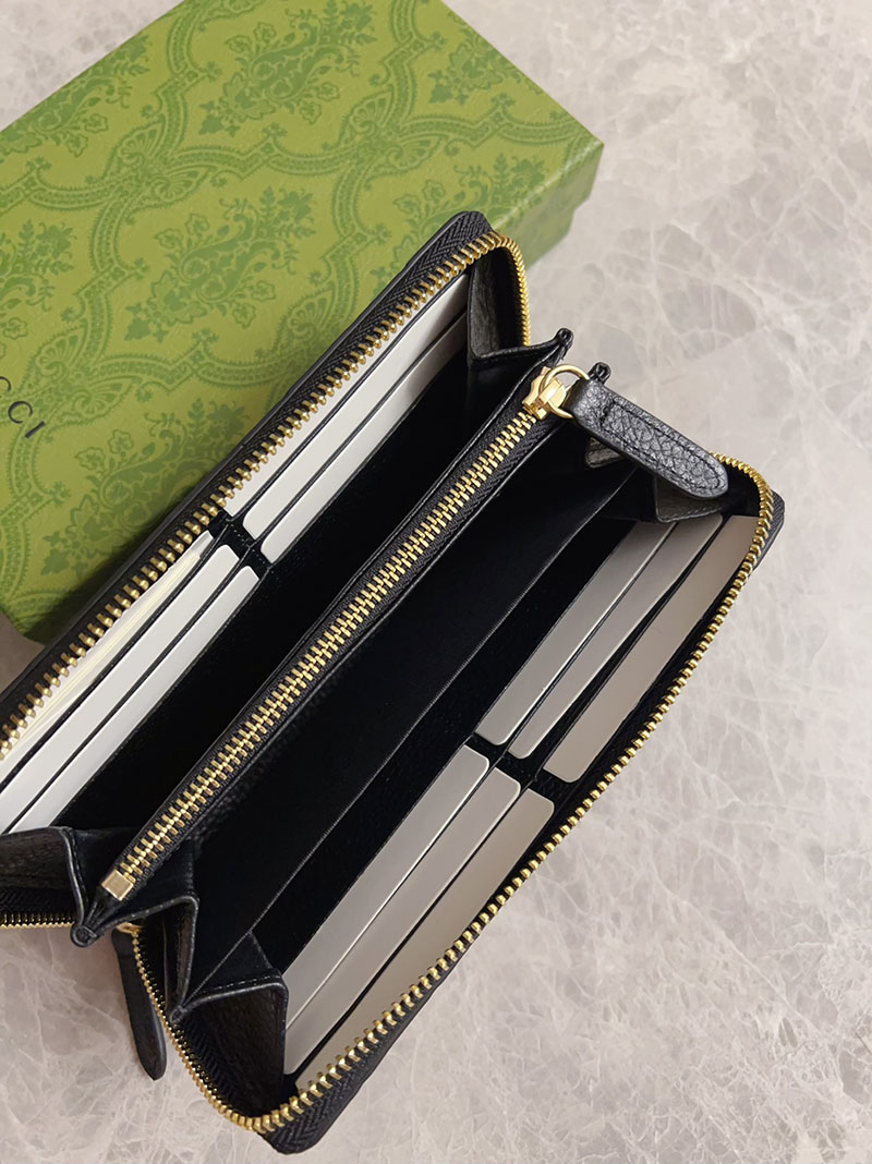 グッチ 財布 アウトレット GUCCI インプリント ジップアラウンドウォレット 835003 AAE1T 1000 グッチ 財布 メンズ 長財布 - 画像 (7)