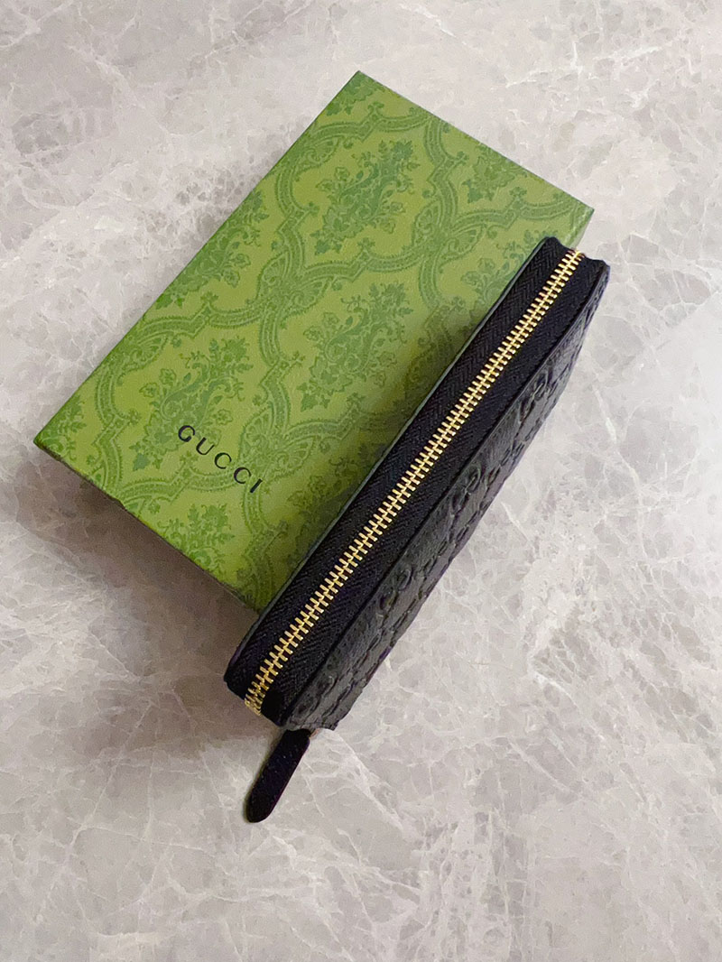 グッチ 財布 アウトレット GUCCI インプリント ジップアラウンドウォレット 835003 AAE1T 1000 グッチ 財布 メンズ 長財布 - 画像 (4)