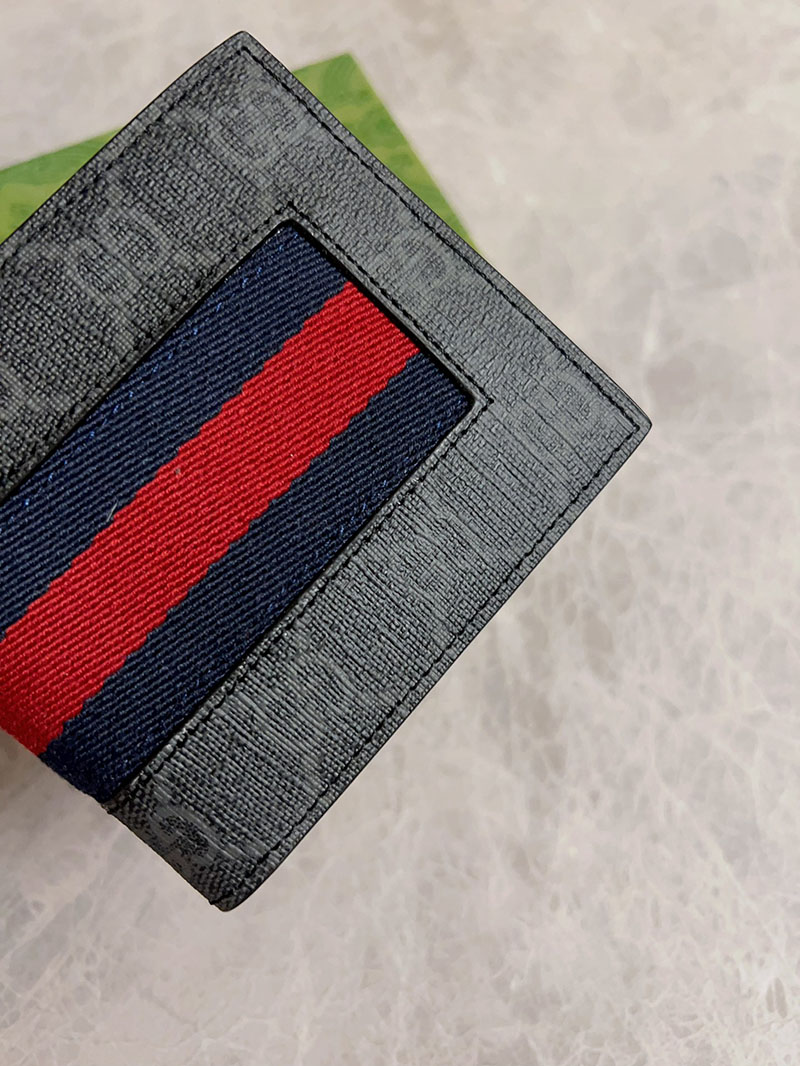 グッチ 財布 アウトレット GUCCI GGスプリーム ニューウェブ 二つ折り財布 408827 KHN4N 1095 グッチ 財布 二つ折りメンズ - 画像 (9)