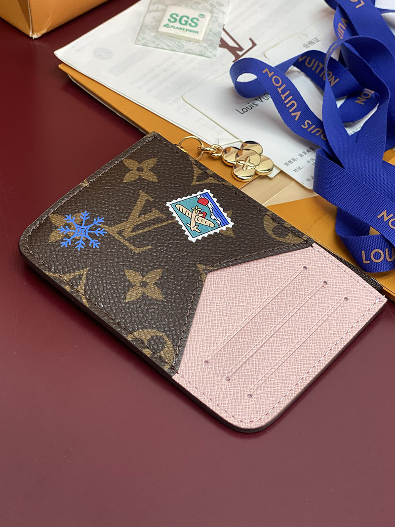 最高級ルイヴィトンスーパーコピー LV カードケース ポルト カルト・ロミー モノグラム・スノーウィパール M15333 ヴィトン カードケース 財布代わり - 画像 (7)