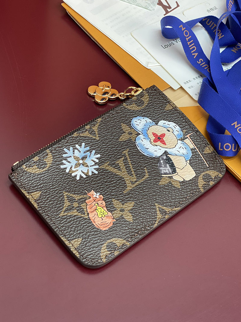 最高級ルイヴィトンスーパーコピー LV カードケース ポルト カルト・ロミー モノグラム・スノーウィパール M15333 ヴィトン カードケース 財布代わり - 画像 (6)