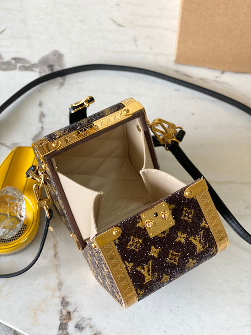 ルイヴィトン バッグ 新作 Louis Vuitton レア トレジャーボックス ブラウン M83089 ルイヴィトン ボックス バッグ - 画像 (5)