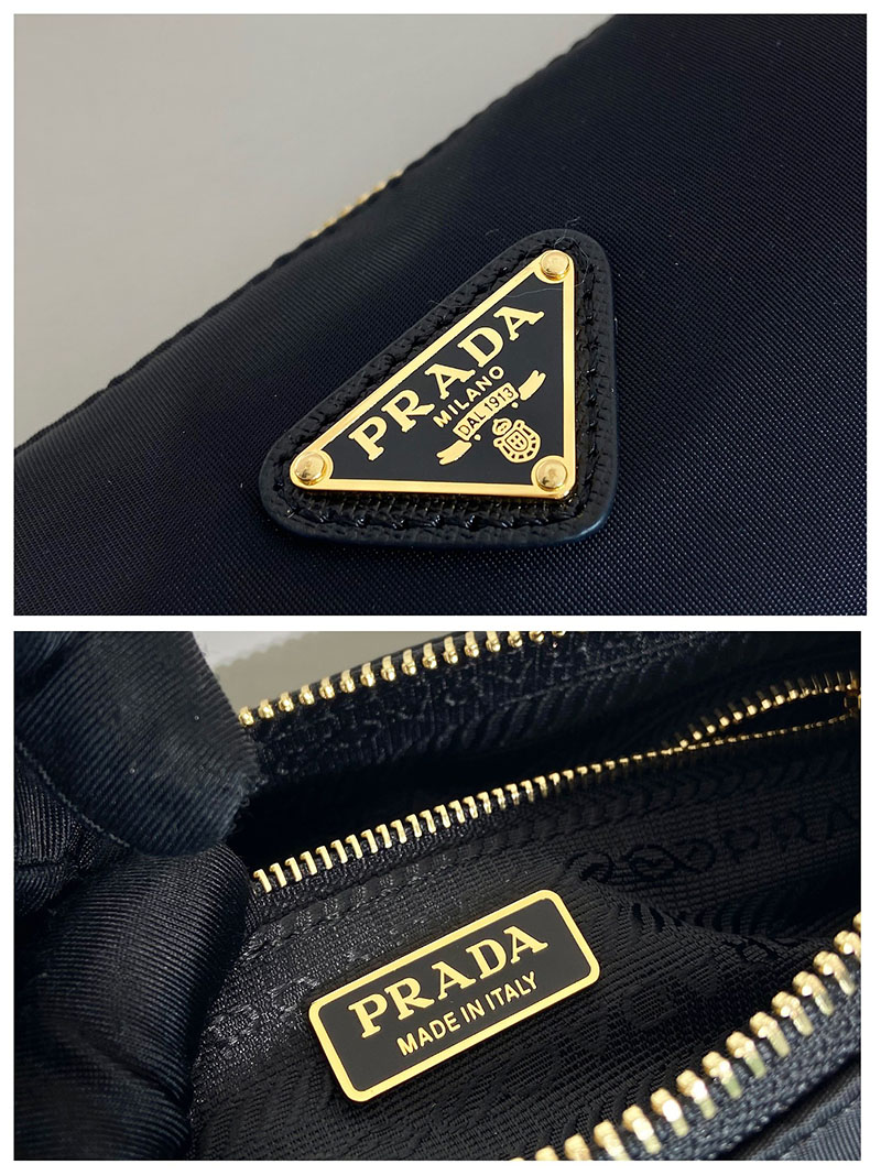 プラダ バッグ レディース PRADA Re-Nylon ポーチ ブラック 1NE058_2C05_F0002 プラダ ポーチ アウトレット 値段 - 画像 (2)