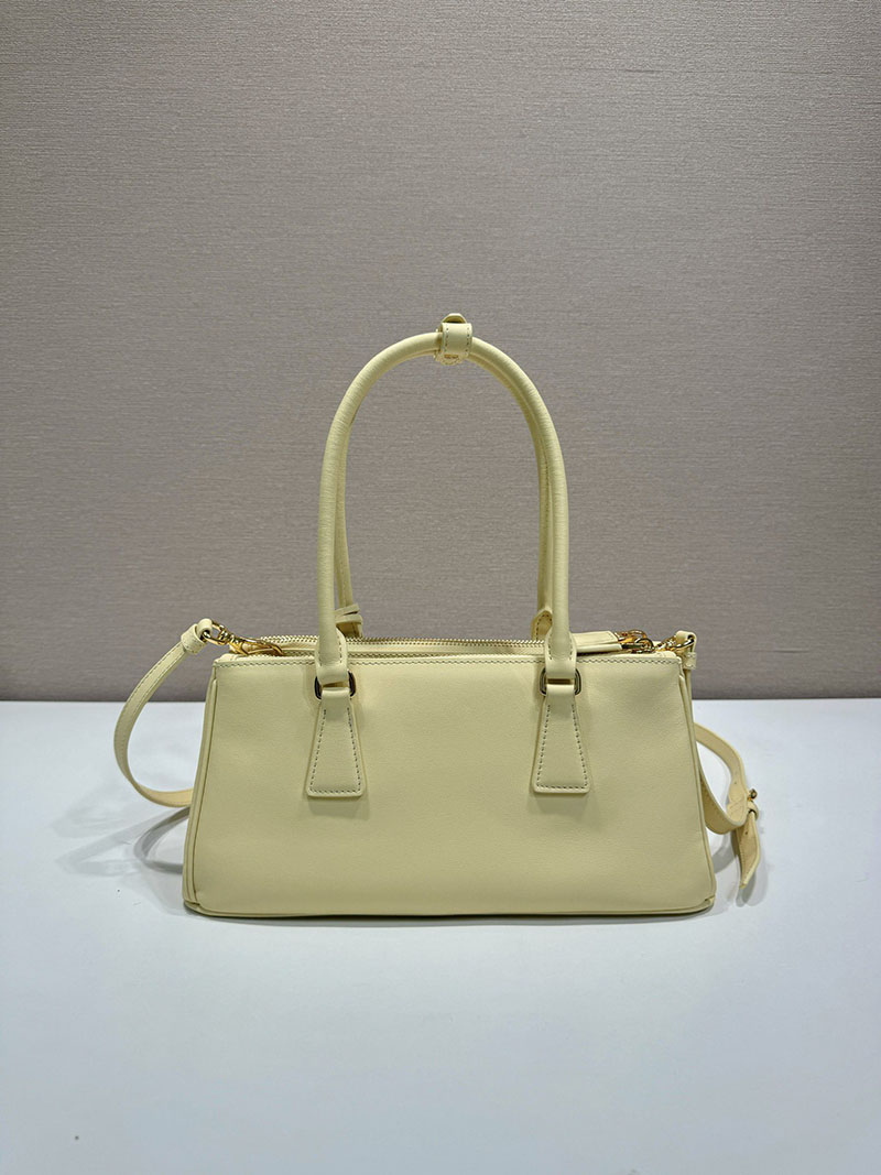 プラダ バッグ レディース PRADA ガレリア ミディアム レザー バッグ バニラ 1BA457_2CYS_F0032 プラダ ハンドバッグ アウトレット - 画像 (6)