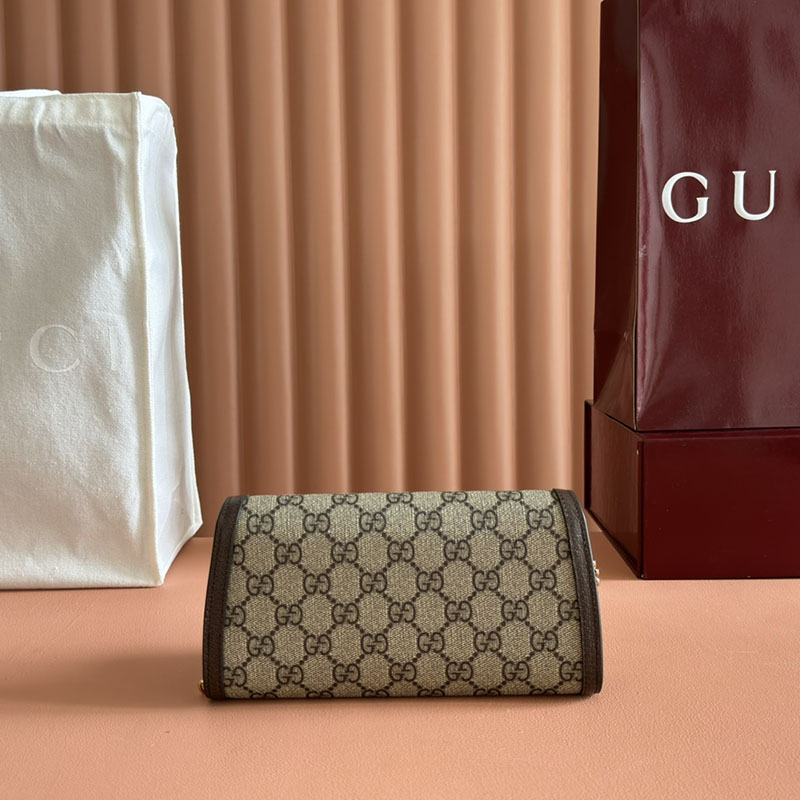 グッチ直営アウトレット店 GUCCI ブロンディ チェーンウォレット ベージュ&エボニー 725215 K9GSG 8358 グッチ チェーンウォレット アウトレット - 画像 (9)