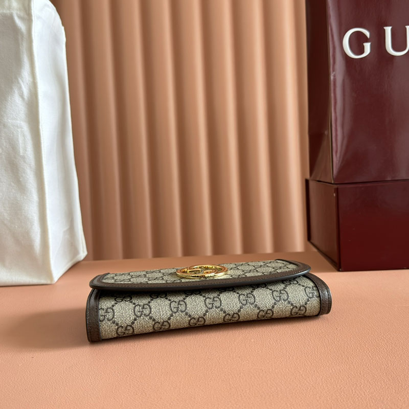 グッチ直営アウトレット店 GUCCI ブロンディ チェーンウォレット ベージュ&エボニー 725215 K9GSG 8358 グッチ チェーンウォレット アウトレット - 画像 (7)