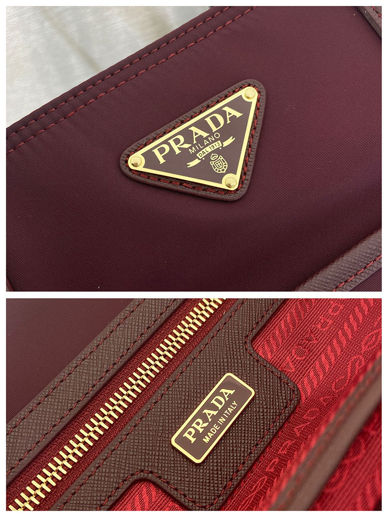 プラダ バッグ レディース PRADA Re-Edition 1978 ミディアム ダークブラウン 1BG555_R064_F0003 プラダ トートバッグ ナイロン a4 - 画像 (2)