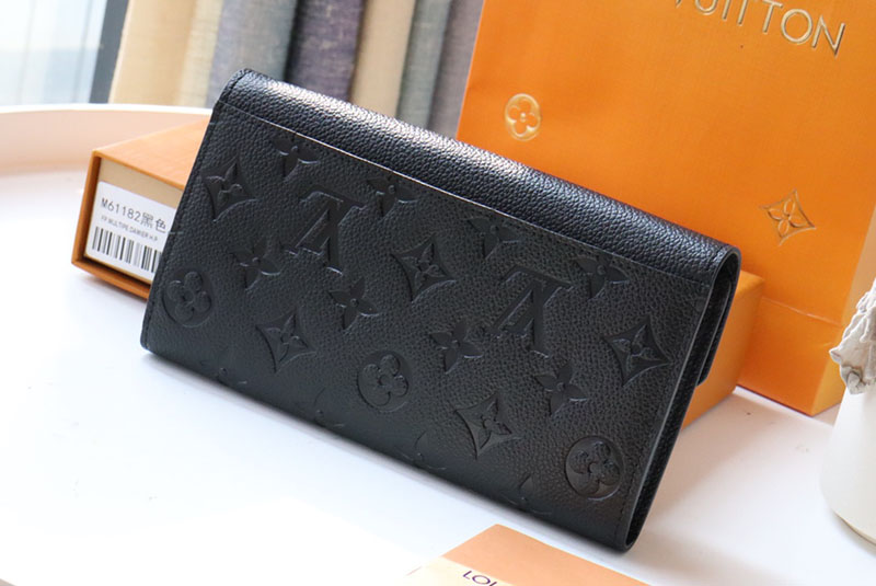 ルイヴィトン 財布 新作 Louis Vuitton アンプラント・ポルトフォイユ・サラ ブラック M61182 ルイヴィトン 財布 ポルトフォイユ - 画像 (9)