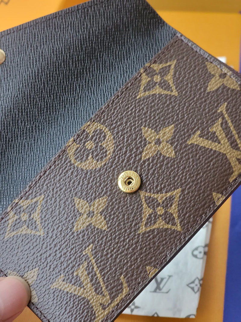 ルイヴィトン 新作 レディース Louis Vuitton カードケース ポルト カルト・レクト ヴェルソ ブラウン M69431 ヴィトン カードケース 財布代わり - 画像 (4)