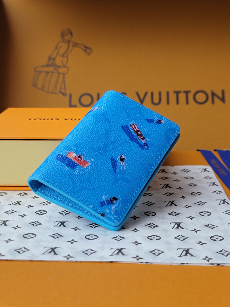 ルイヴィトン 新作 レディース LV カードケース オーガナイザー・ドゥ ポッシュ プールブルー M14881 ヴィトン カードケース 人気 - 画像 (6)
