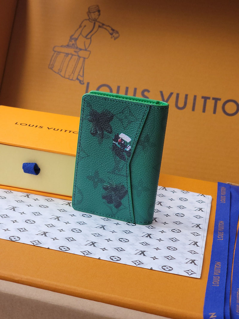 ルイヴィトン 新作 レディース LV カードケース オーガナイザー・ドゥ ポッシュ ゴルフグリーン M14880 ヴィトン 財布カードケース - 画像 (9)