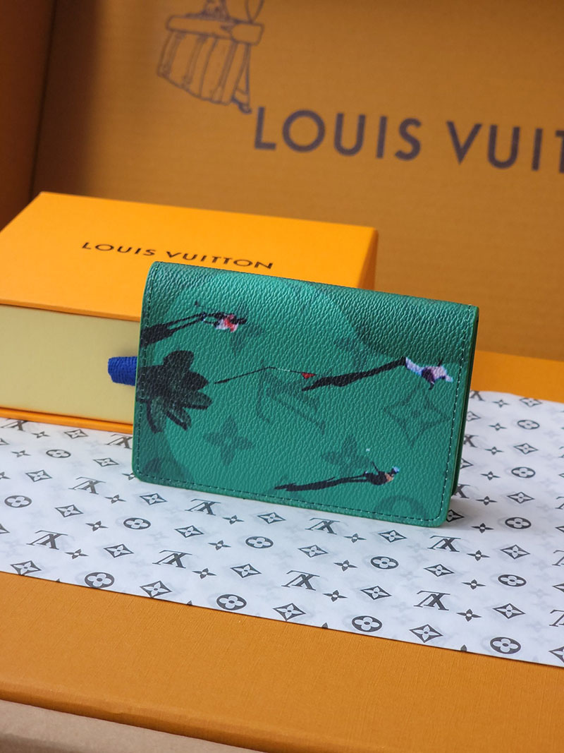 ルイヴィトン 新作 レディース LV カードケース オーガナイザー・ドゥ ポッシュ ゴルフグリーン M14880 ヴィトン 財布カードケース - 画像 (8)