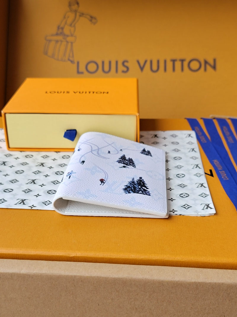 ルイヴィトン 新作 レディース LV パスポートカバー クーヴェルテュール・パスポール スキーホワイト M27064 ヴィトン パスポートケース - 画像 (7)