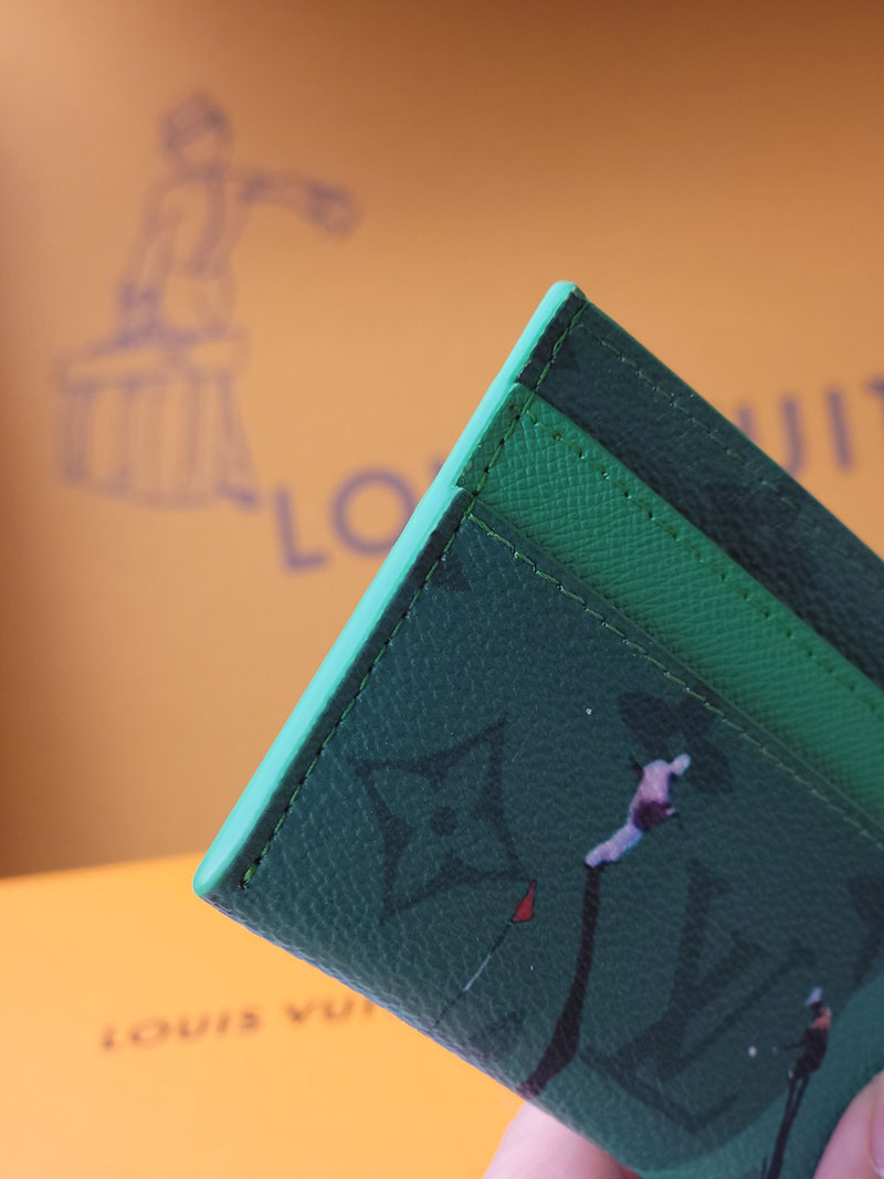 ルイヴィトン 新作 レディース LV カードケース ポルト カルト・ダブル ゴルフグリーン M14863 ヴィトン カードケース 新作 - 画像 (4)