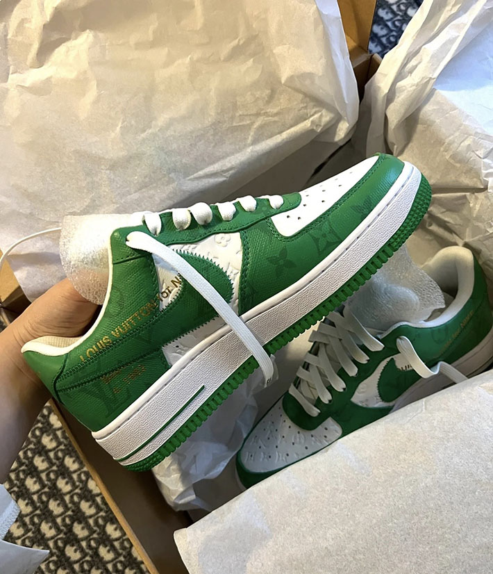 最高級ルイヴィトンスーパーコピー LV NIKE AIR FORCE 1 LOW ナイキ エアフォース スニーカー 2526854 ナイキ ルイヴィトン コラボスニーカー - 画像 (8)