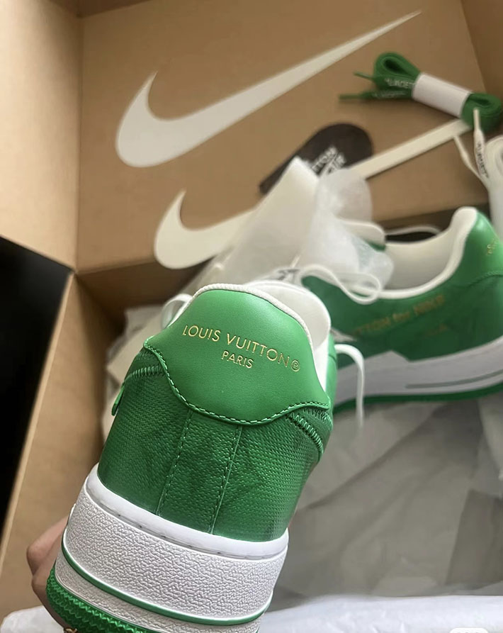 最高級ルイヴィトンスーパーコピー LV NIKE AIR FORCE 1 LOW ナイキ エアフォース スニーカー 2526854 ナイキ ルイヴィトン コラボスニーカー - 画像 (3)