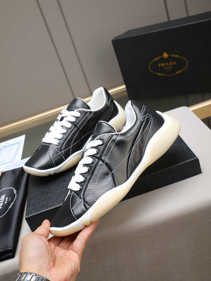 最高級プラダスーパーコピー PRADA ナッパレザー スニーカー 2EE429_038_F0632_F_G000 プラダ スニーカー メンズ - 画像 (3)