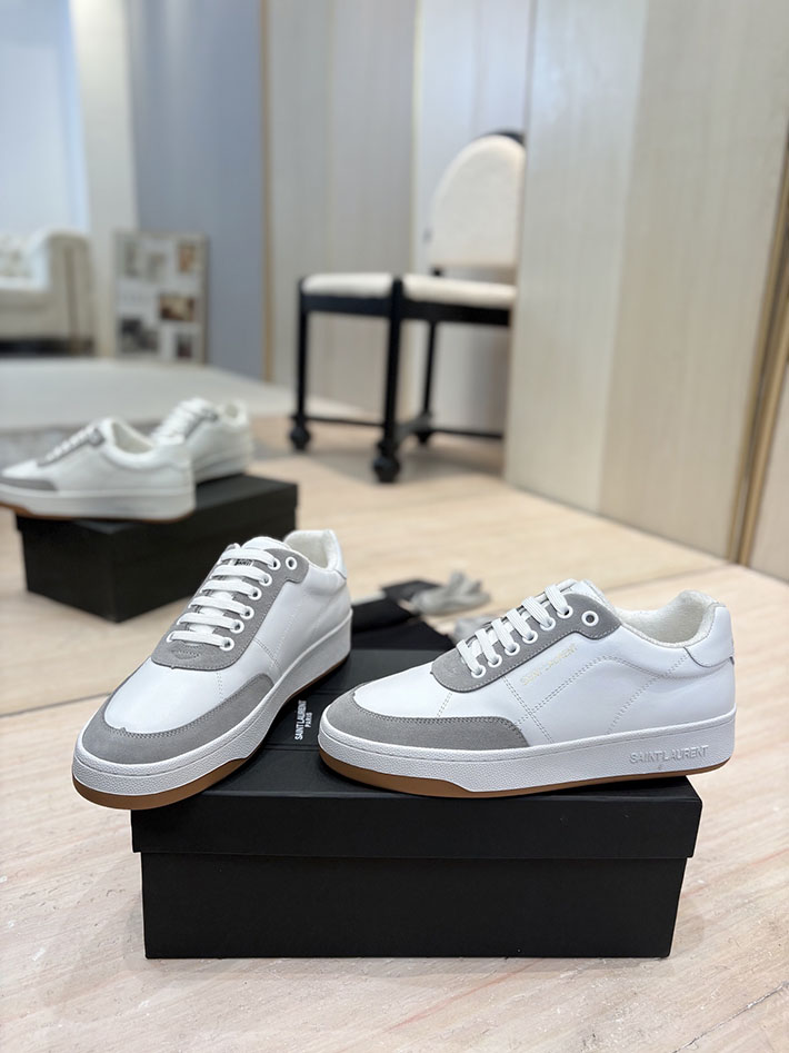 最高級サンローランスーパーコピー Saint Laurent スニーカー レザー 靴 ローカット 2526936 サン ローラン スニーカー メンズ - 画像 (8)