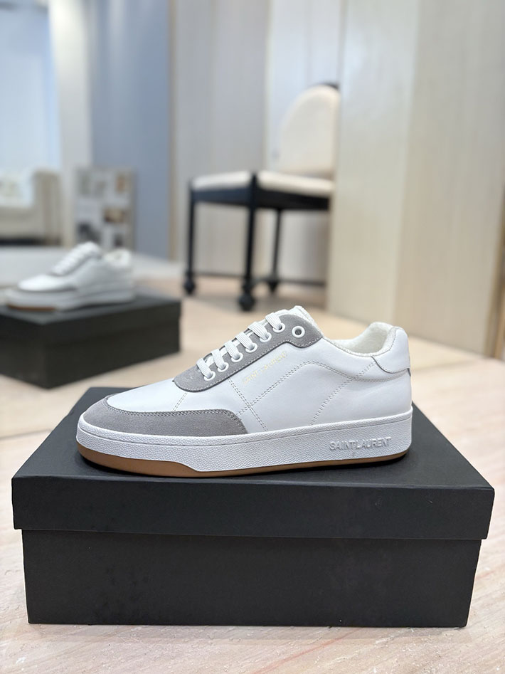 最高級サンローランスーパーコピー Saint Laurent スニーカー レザー 靴 ローカット 2526936 サン ローラン スニーカー メンズ - 画像 (7)