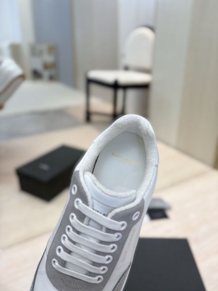 最高級サンローランスーパーコピー Saint Laurent スニーカー レザー 靴 ローカット 2526936 サン ローラン スニーカー メンズ - 画像 (5)