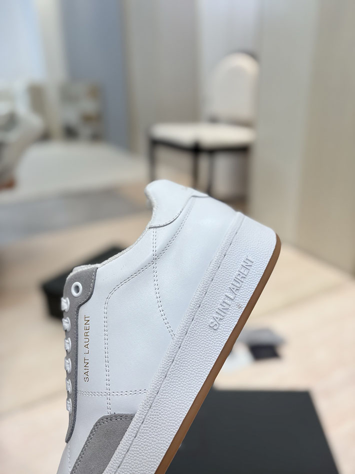 最高級サンローランスーパーコピー Saint Laurent スニーカー レザー 靴 ローカット 2526936 サン ローラン スニーカー メンズ - 画像 (4)