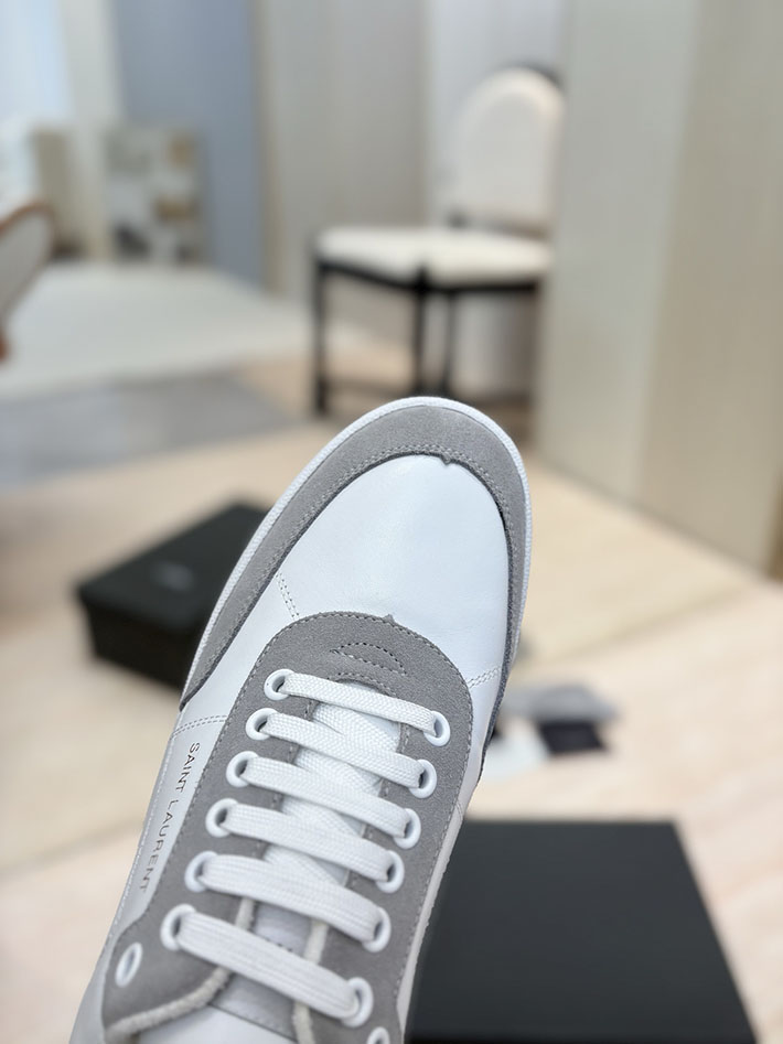最高級サンローランスーパーコピー Saint Laurent スニーカー レザー 靴 ローカット 2526936 サン ローラン スニーカー メンズ - 画像 (3)