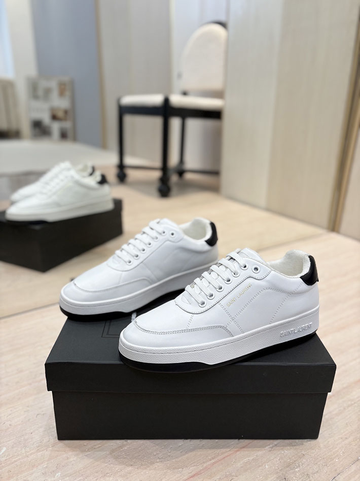 最高級サンローランスーパーコピー Saint Laurent スニーカー レザー 靴 ローカット 2526938 サン ローラン スニーカー 芸能人 - 画像 (10)