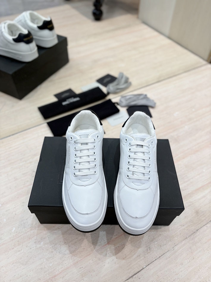 最高級サンローランスーパーコピー Saint Laurent スニーカー レザー 靴 ローカット 2526938 サン ローラン スニーカー 芸能人 - 画像 (8)