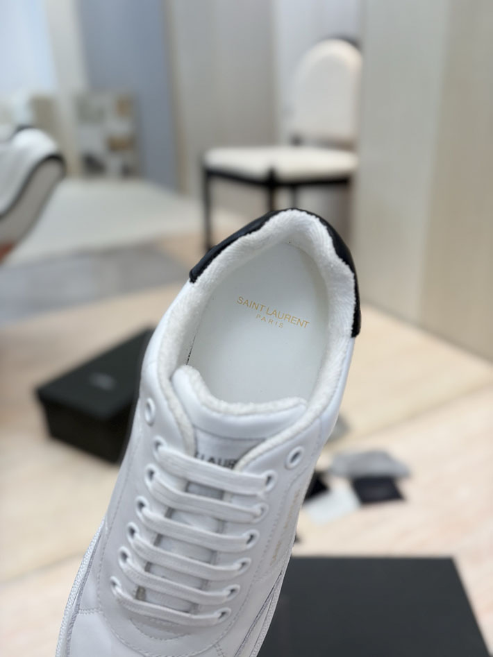 最高級サンローランスーパーコピー Saint Laurent スニーカー レザー 靴 ローカット 2526938 サン ローラン スニーカー 芸能人 - 画像 (5)