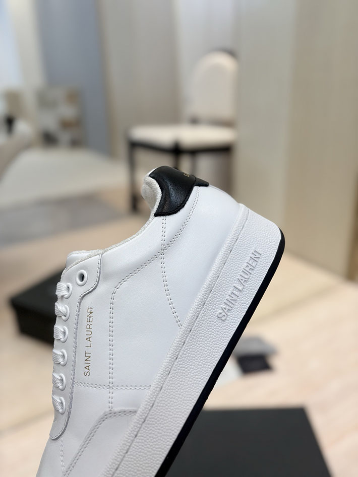 最高級サンローランスーパーコピー Saint Laurent スニーカー レザー 靴 ローカット 2526938 サン ローラン スニーカー 芸能人 - 画像 (4)