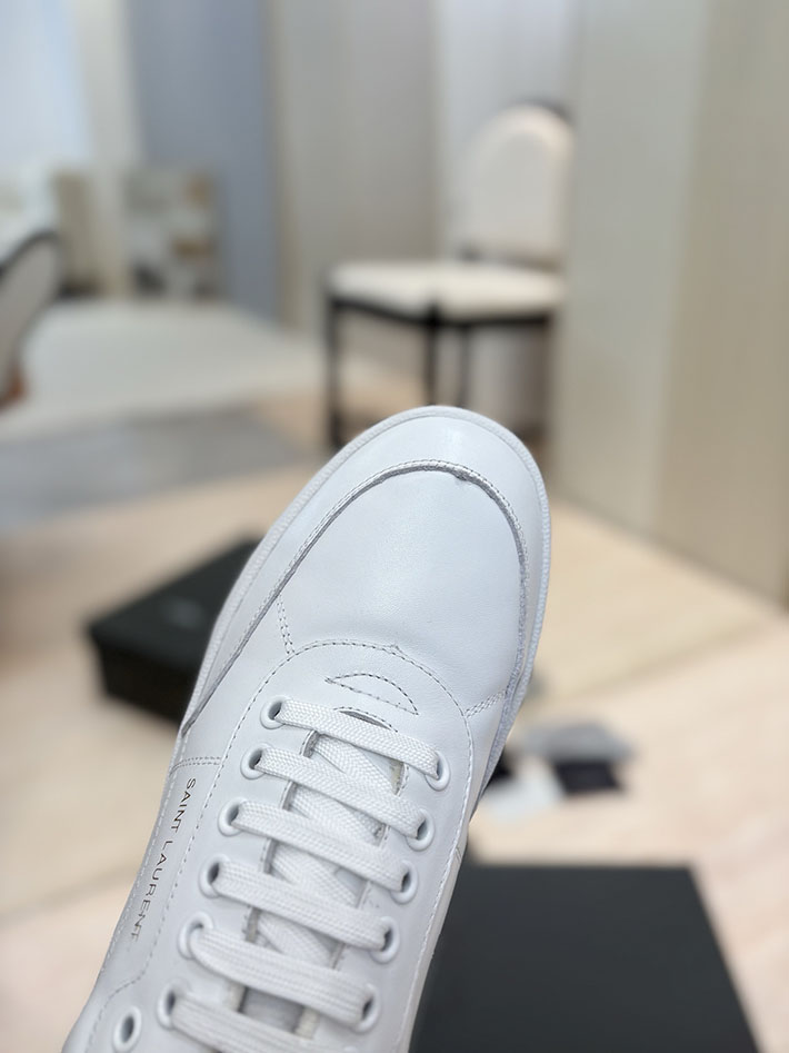 最高級サンローランスーパーコピー Saint Laurent スニーカー レザー 靴 ローカット 2526938 サン ローラン スニーカー 芸能人 - 画像 (3)