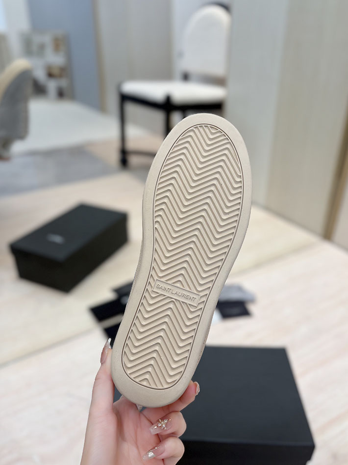 最高級サンローランスーパーコピー Saint Laurent スニーカー レザー 靴 ローカット 2526939 サン ローラン スニーカー アウトレット - 画像 (2)