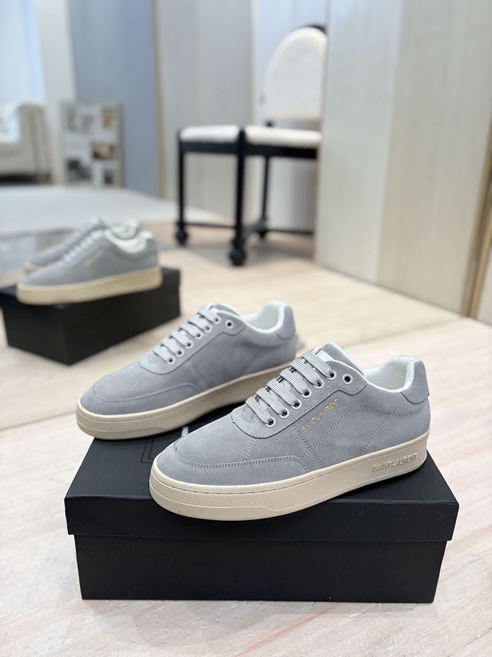 最高級サンローランスーパーコピー Saint Laurent スニーカー レザー 靴 ローカット 2526939 サン ローラン スニーカー アウトレット - 画像 (10)