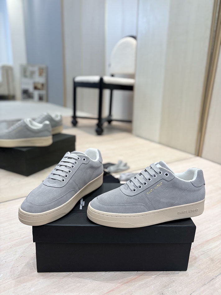 最高級サンローランスーパーコピー Saint Laurent スニーカー レザー 靴 ローカット 2526939 サン ローラン スニーカー アウトレット - 画像 (9)