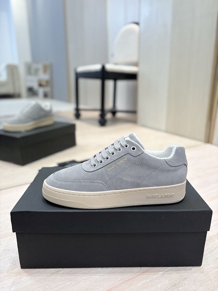 最高級サンローランスーパーコピー Saint Laurent スニーカー レザー 靴 ローカット 2526939 サン ローラン スニーカー アウトレット - 画像 (7)