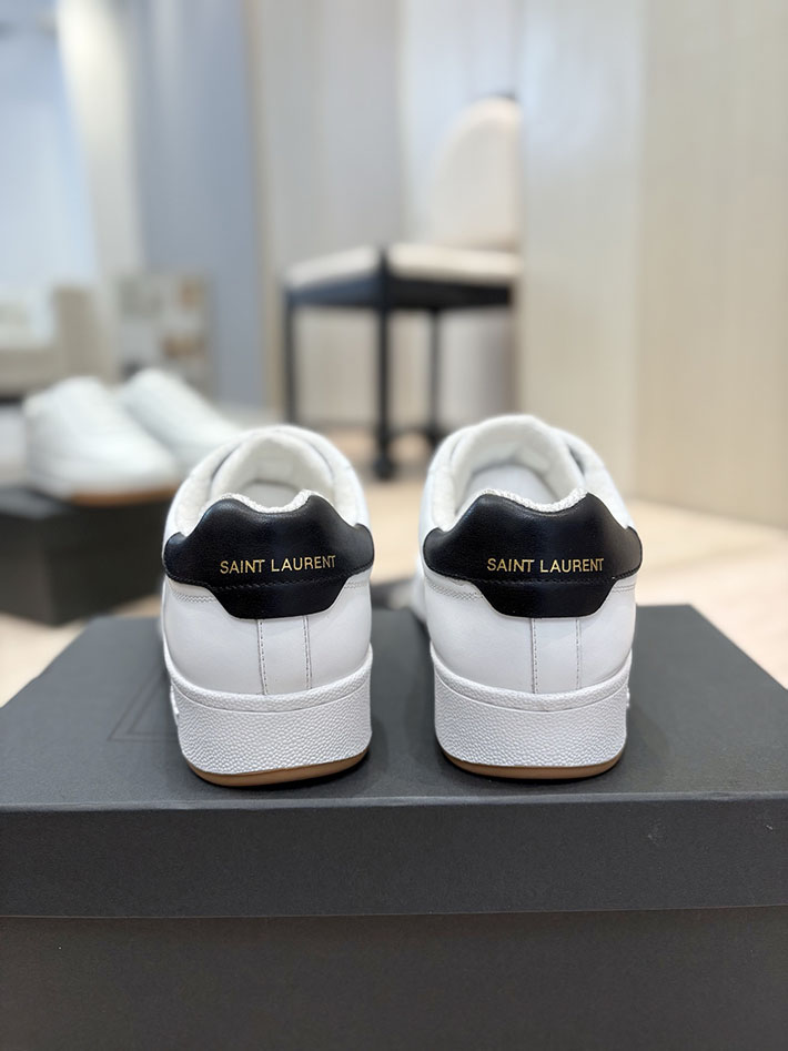 最高級サンローランスーパーコピー Saint Laurent スニーカー レザー 靴 ローカット 2526940 サン ローラン スニーカー 白 - 画像 (6)