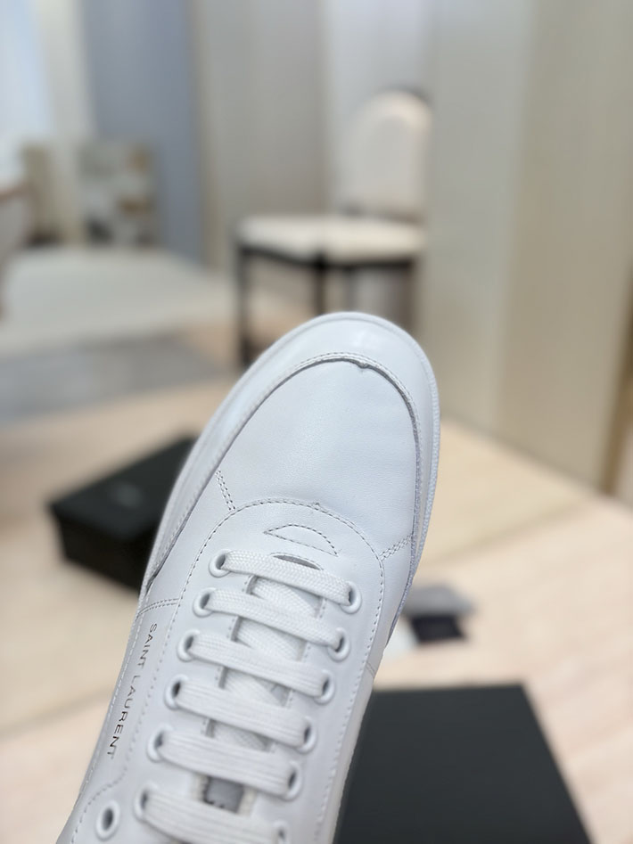 最高級サンローランスーパーコピー Saint Laurent スニーカー レザー 靴 ローカット 2526940 サン ローラン スニーカー 白 - 画像 (3)