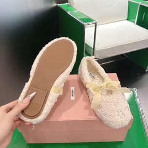 ミュウミュウ パンプス リボン