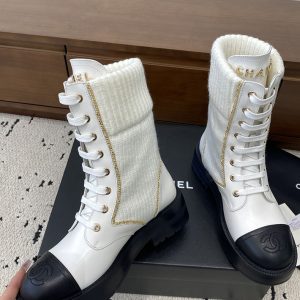 CHANEL ショートブーツ レディース