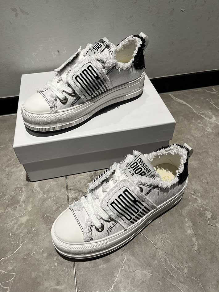 最高級ディオールスーパーコピー Dior Walk'n'Dior プラットフォームスニーカー KCK441CVA_S10W ディオール スニーカー 新作 - 画像 (3)