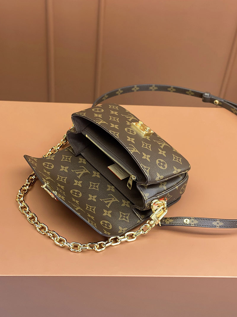 逸品 ルイヴィトン M46279 ポシェット・メティス EW ブラウン モノグラム・キャンバス LOUIS VUITTON ルイヴィトン ショルダーバッグ レディース - 画像 (7)