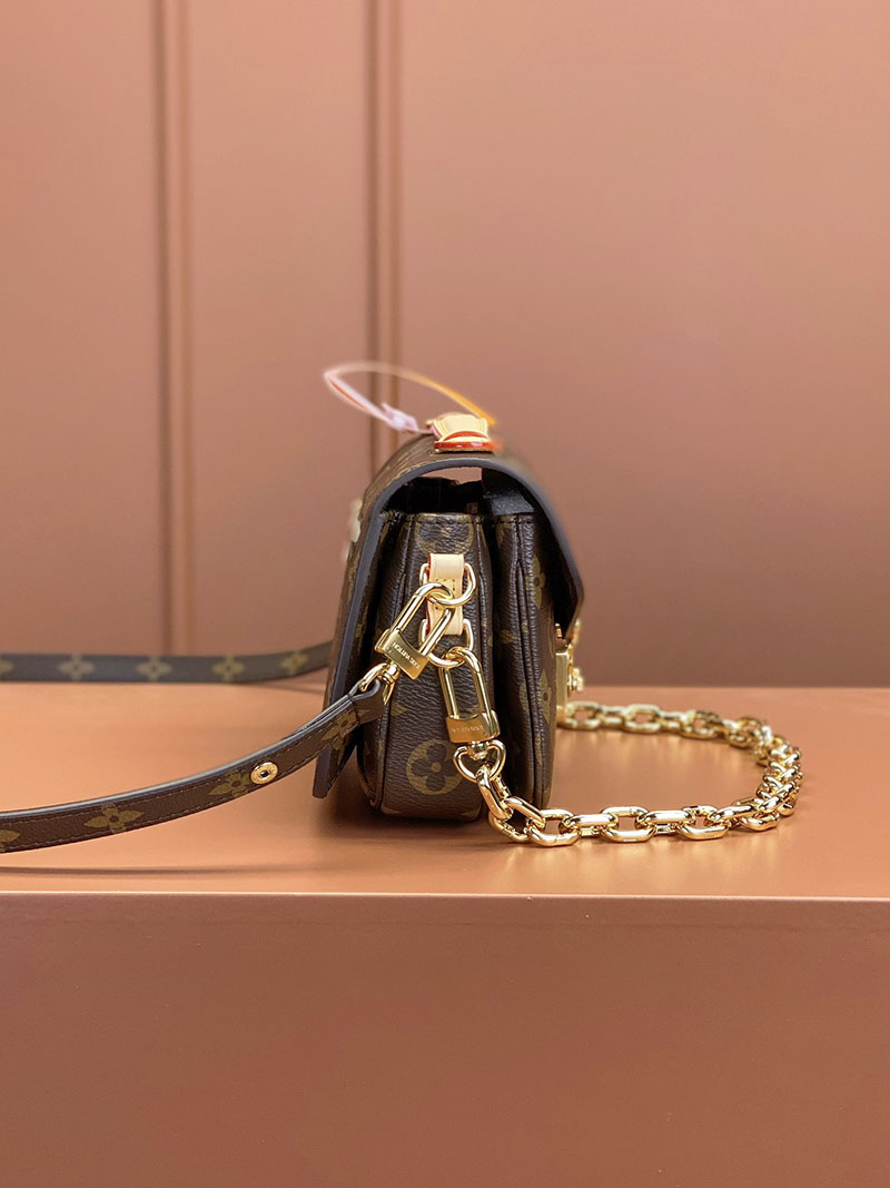 逸品 ルイヴィトン M46279 ポシェット・メティス EW ブラウン モノグラム・キャンバス LOUIS VUITTON ルイヴィトン ショルダーバッグ レディース - 画像 (4)