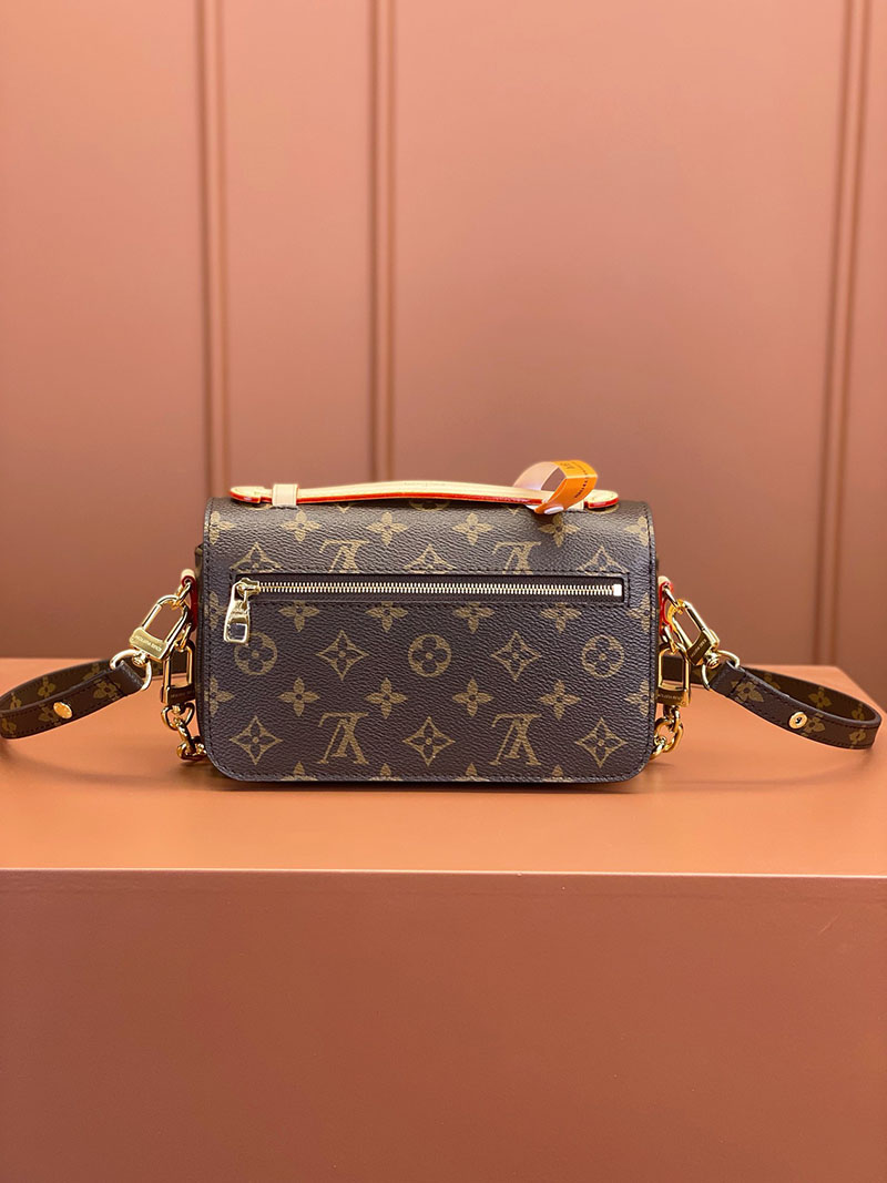 逸品 ルイヴィトン M46279 ポシェット・メティス EW ブラウン モノグラム・キャンバス LOUIS VUITTON ルイヴィトン ショルダーバッグ レディース - 画像 (3)