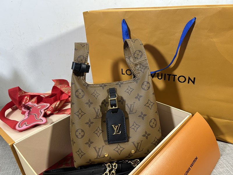 ルイヴィトン並行輸入品 LOUIS VUITTON アトランティス BB ブラウン モノグラム M46816 ルイヴィトン バケツ ミニ - 画像 (2)