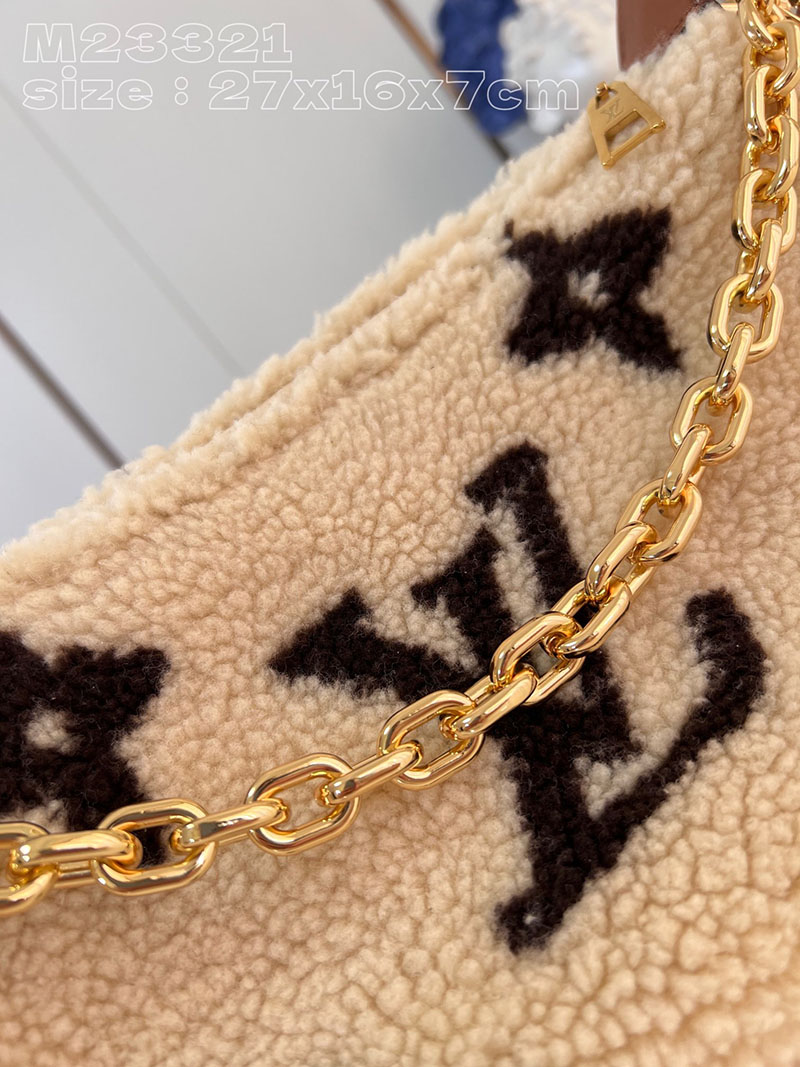 ルイヴィトン並行輸入品 LOUIS VUITTON LV SKI オーバー ザ ムーン クレーム シアリング M23321 ルイヴィトン 新作バッグ 2026 - 画像 (9)