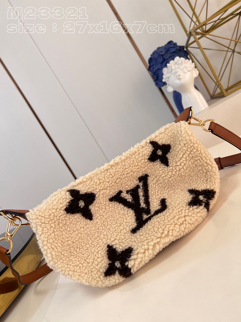 ルイヴィトン並行輸入品 LOUIS VUITTON LV SKI オーバー ザ ムーン クレーム シアリング M23321 ルイヴィトン 新作バッグ 2026 - 画像 (5)