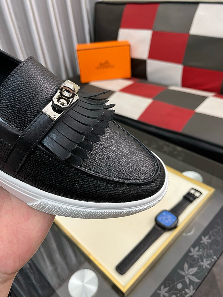 メンズ 最高級エルメススーパーコピー HERMES ゲーム Gameスリッポンスニーカー 2628022 エルメス風 ローファー - 画像 (9)